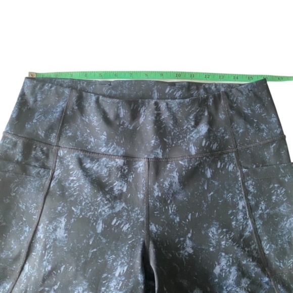 LOLE Performance Black and Blue Marble Pattern Leggings Size XL - Picture 6 of 8